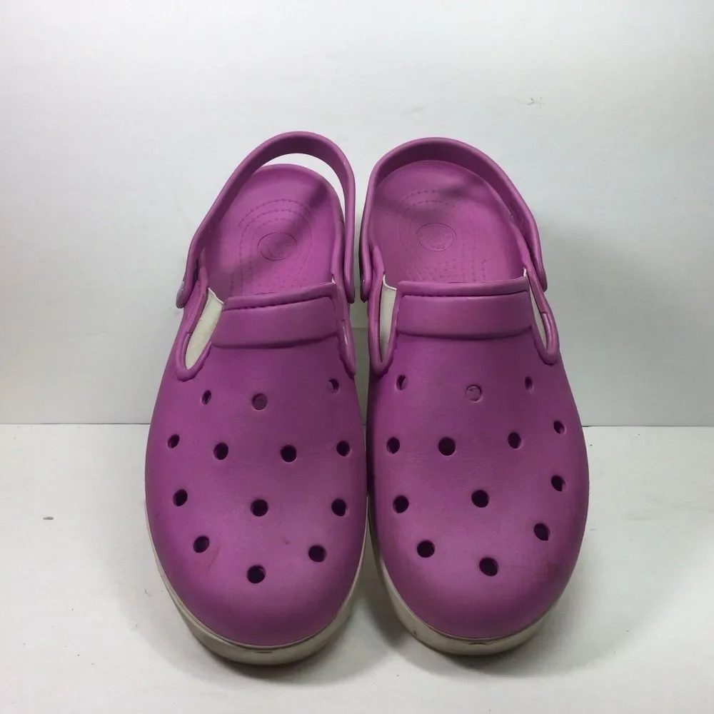Crocs CITILANE CLOG Mens Sz 13 Wild Orchid Stucco Clogs Loafers Shoes 201831‎